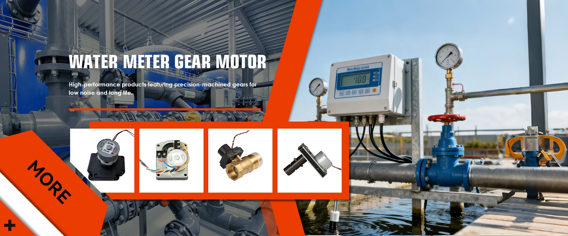 Pabrik Motor Roda Gigi Meter Air Cina